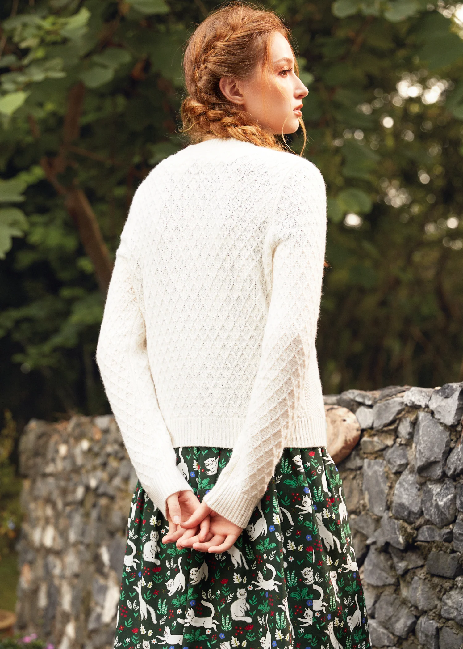 Twist & Shout Cable Cardigan - Olabens