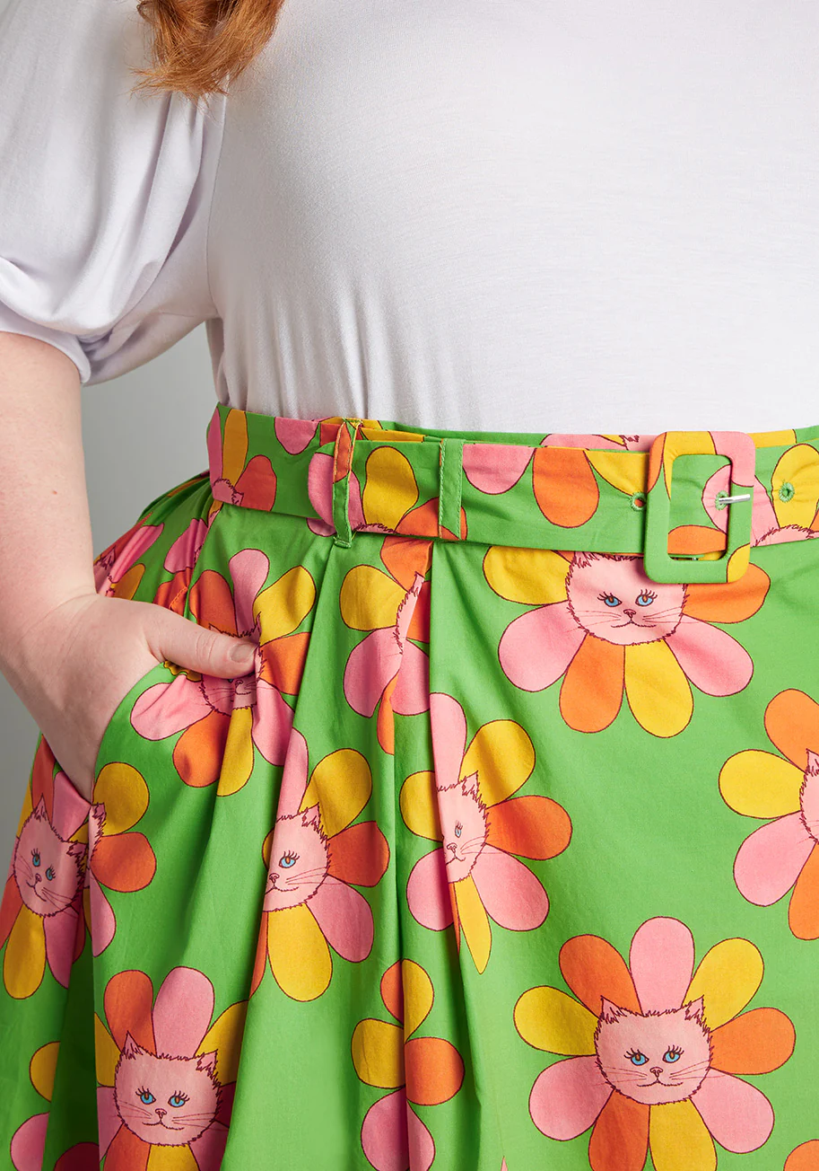 Isnyt x Marisol Muro Properly Preened A-Line Skirt - Olabens