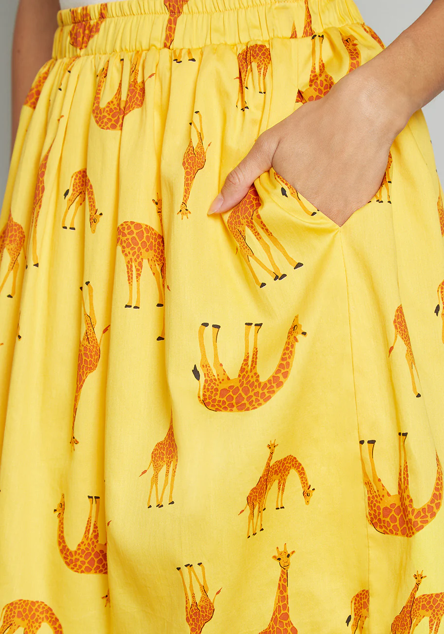 On My Wavelength Skater Skirt - Olabens