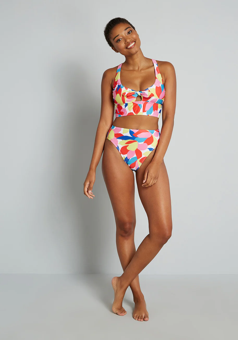 The Franky High-Waisted Bikini Bottom - Olabens