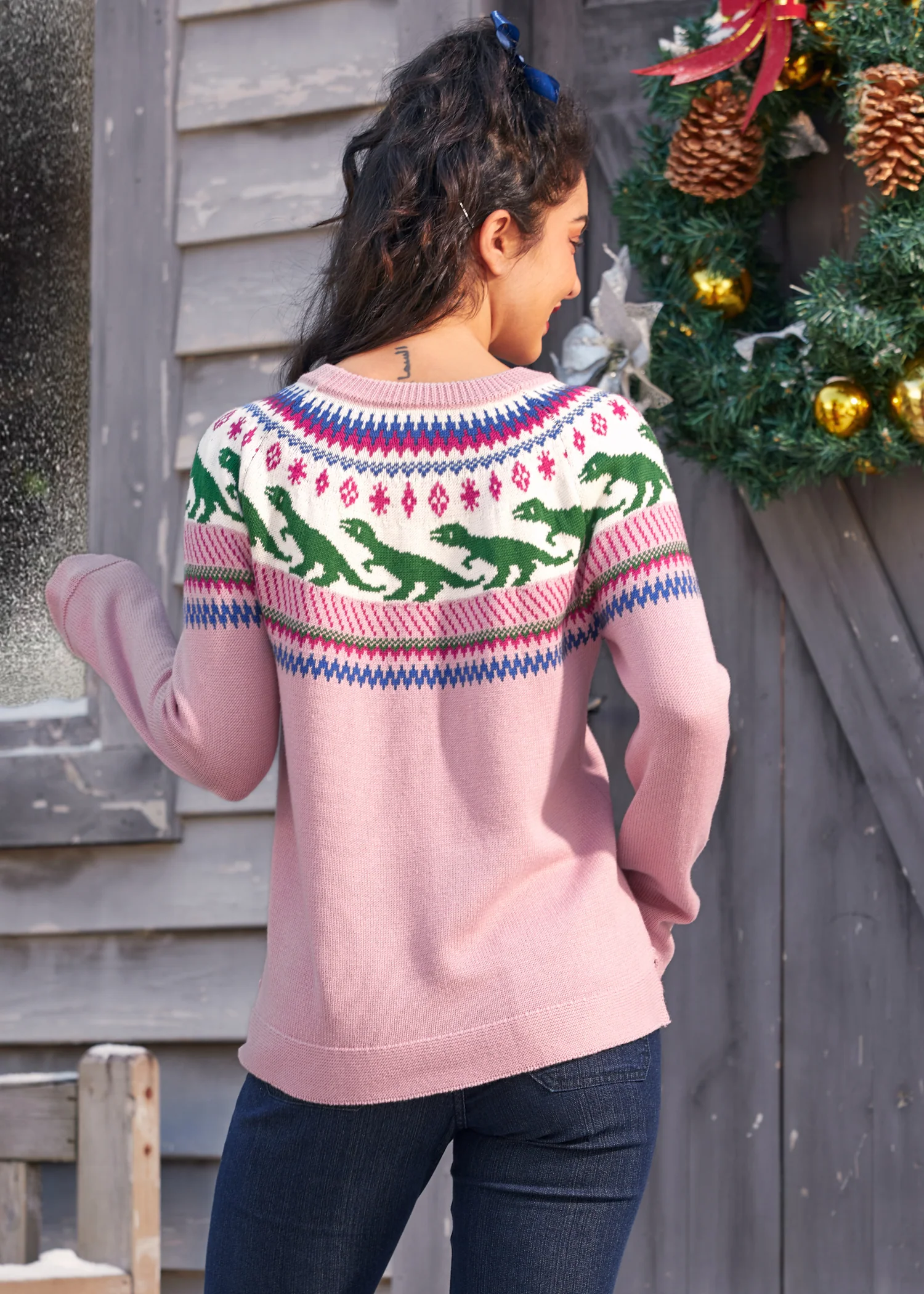 Retro Charm Raglan Sweater - Olabens
