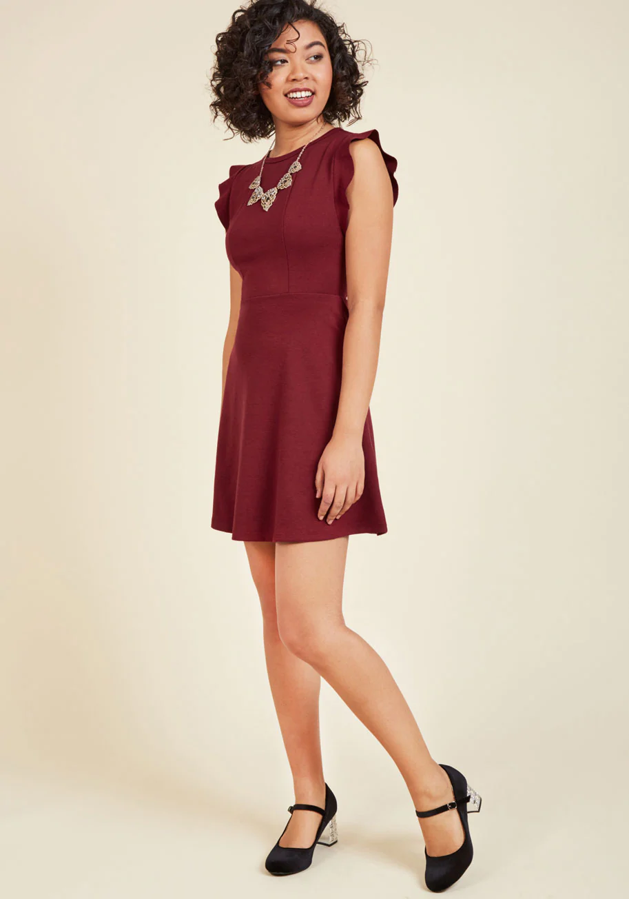 Fireside Bachata A-Line Dress - Olabens
