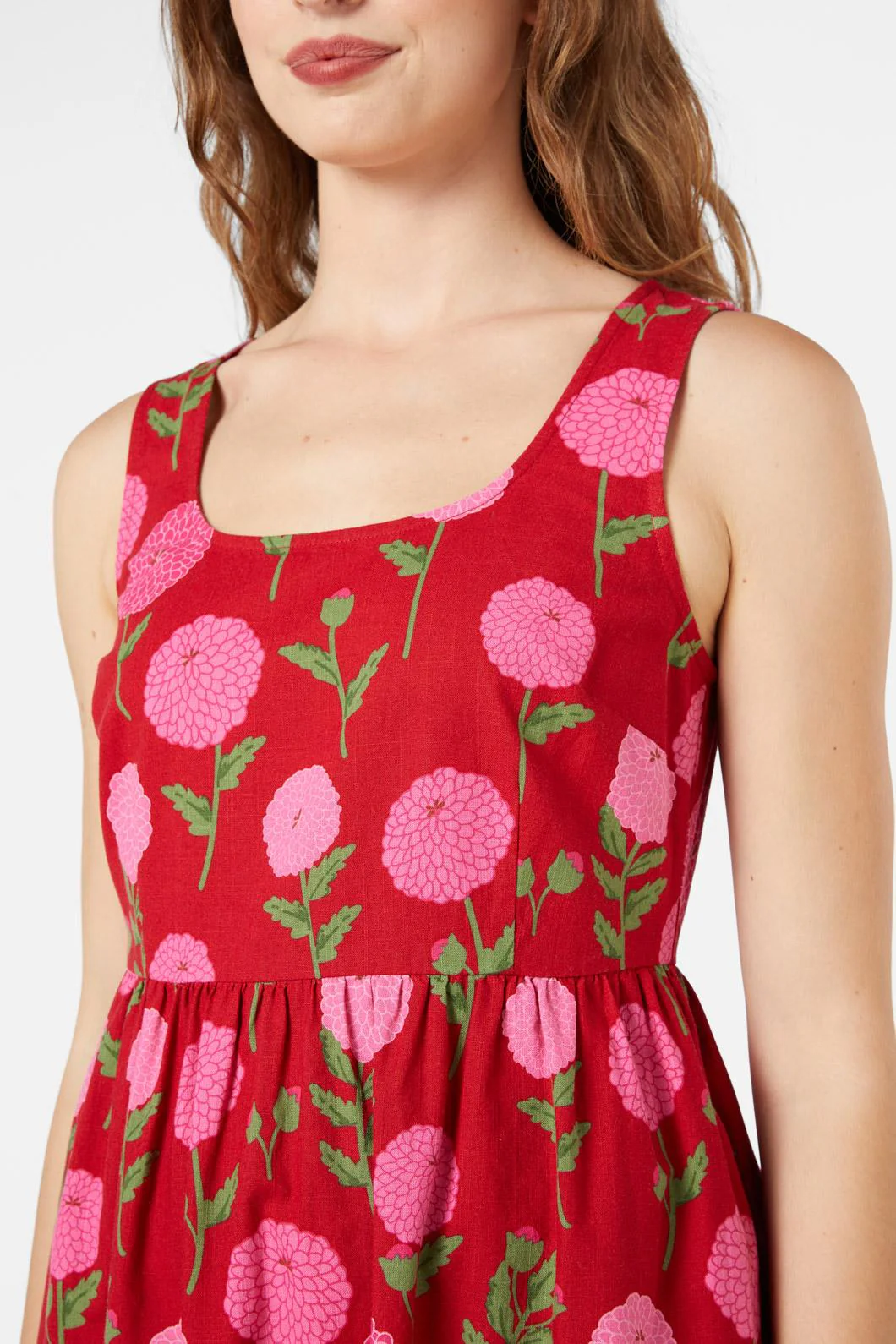 Marie Fleur Midi Dress - Olabens