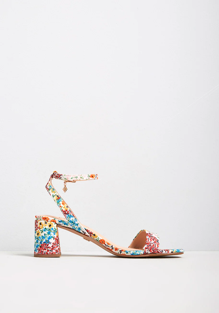 Budding Romance Ankle Strap Heel - Olabens