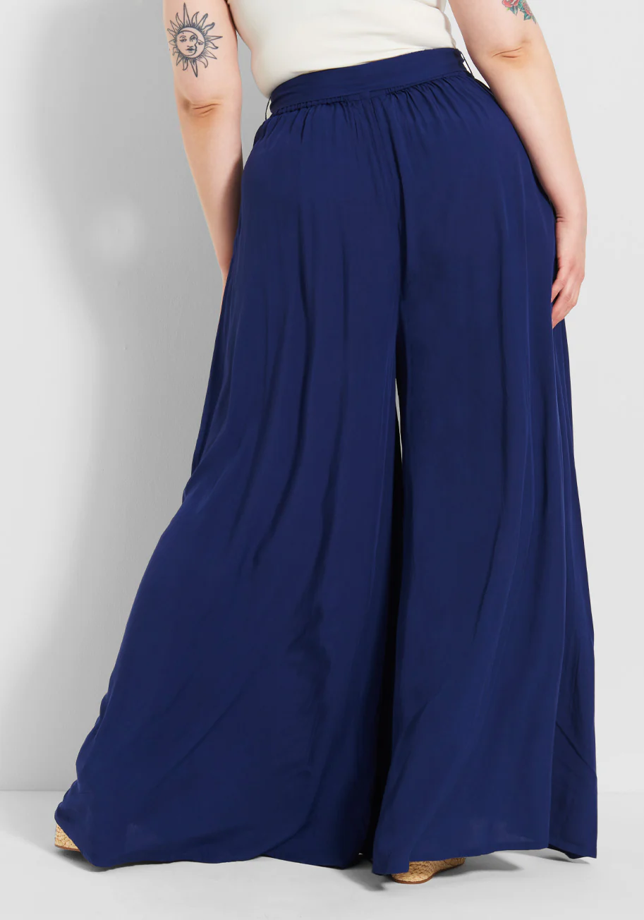Isnyt x Collectif A Cacti Collaboration Wide-Leg Pants - Olabens