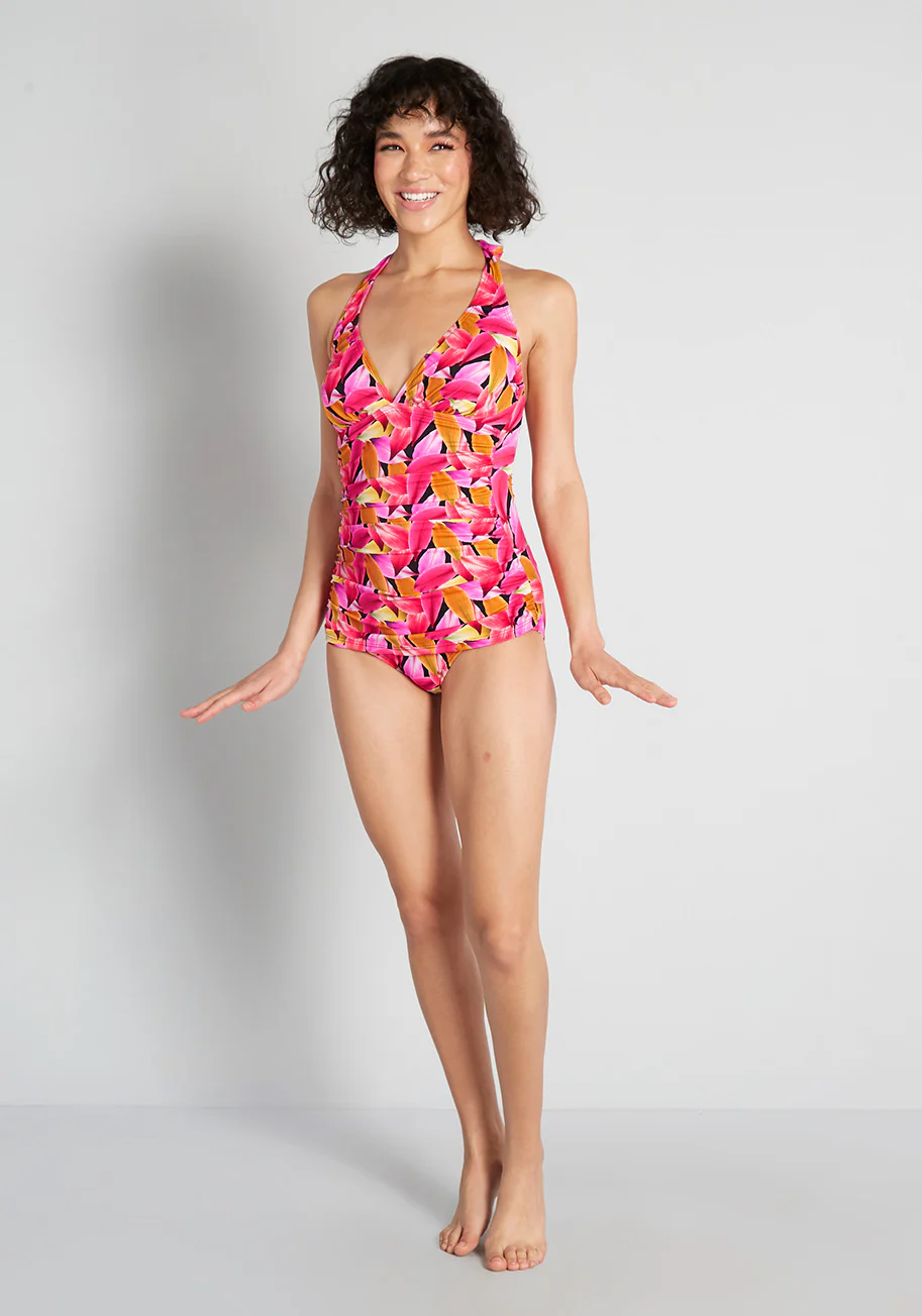 The Bathing Bombshell One-Piece Swimsuit - Olabens