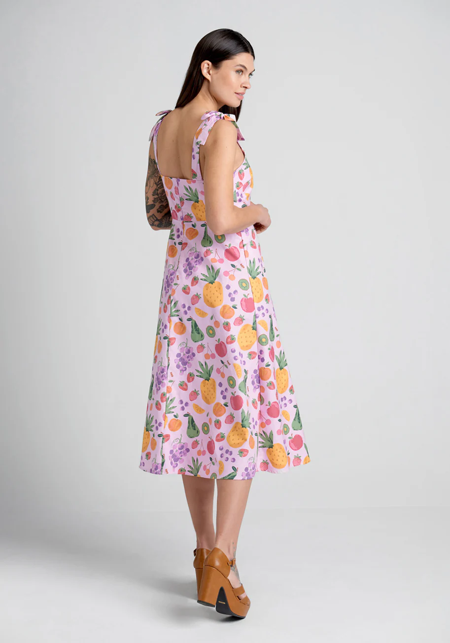 A Fresh Squeeze Midi Dress - Olabens