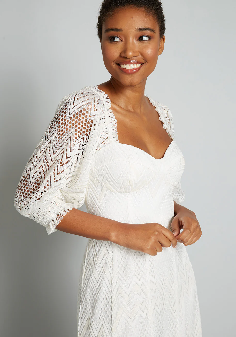 You Are a Vision Crochet Maxi Dress - Olabens