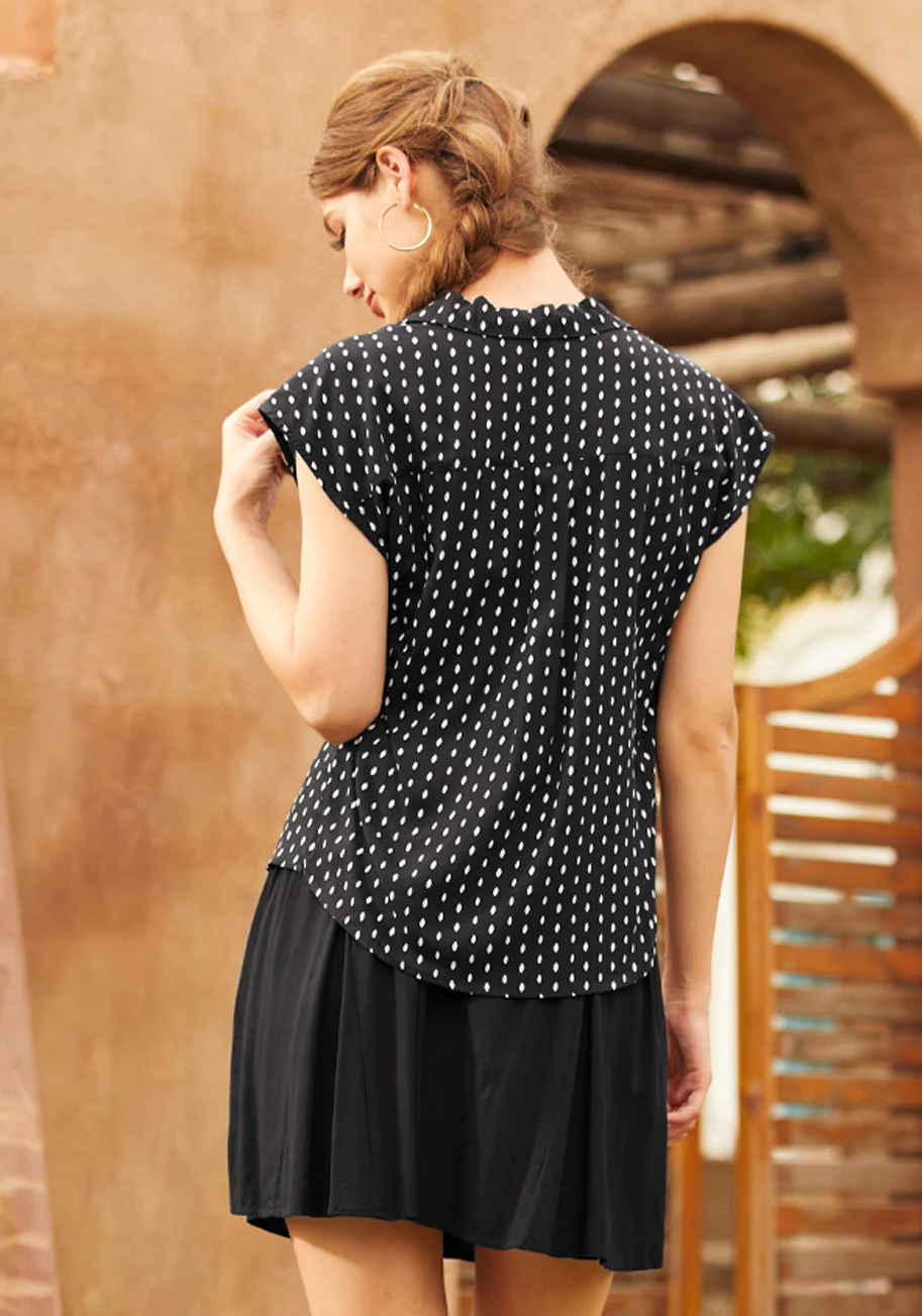 Glad You Collared Blouse - Olabens