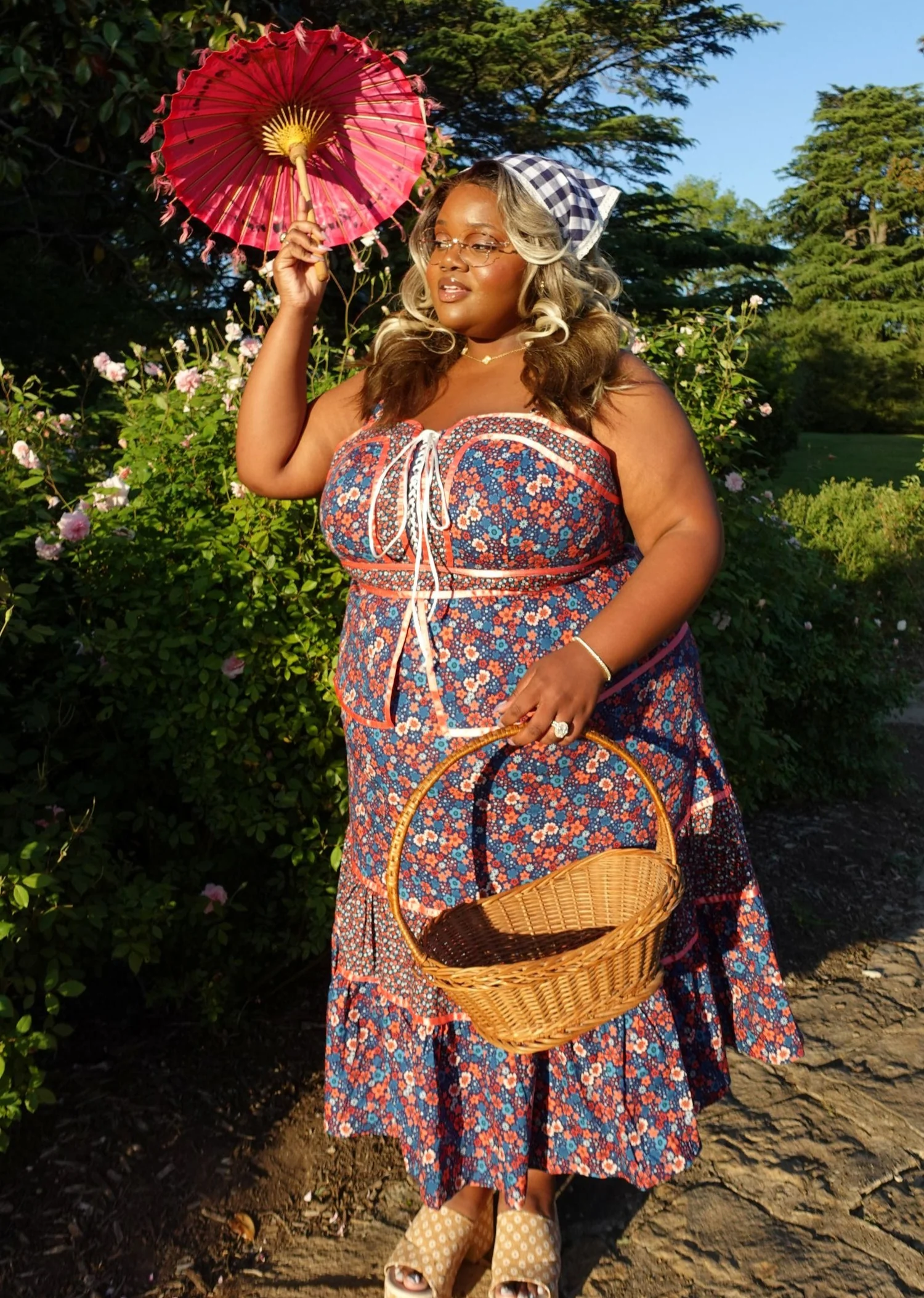 GUNNE SAX for Isnyt Grace Peplum Midi Dress - Olabens