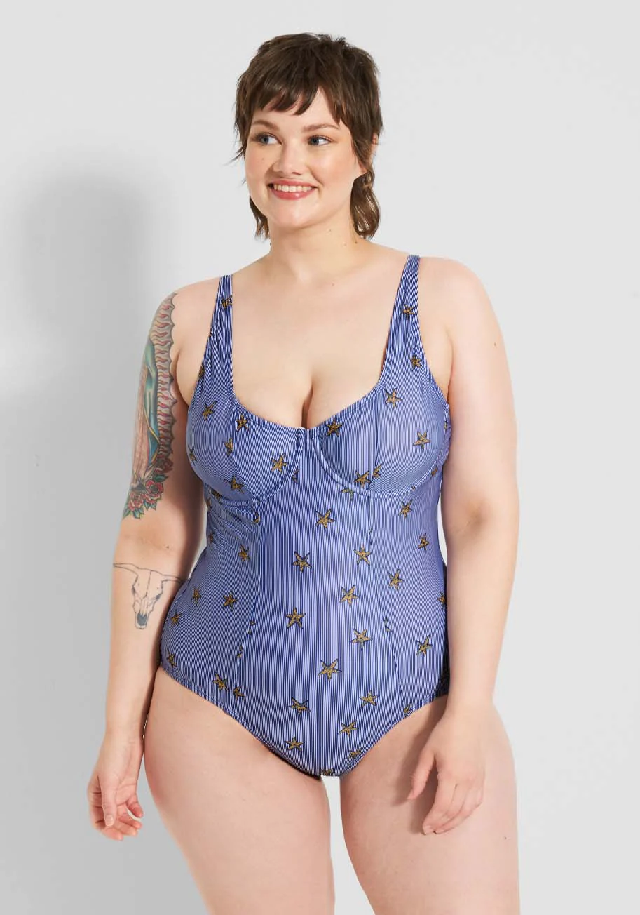 The Brandy Underwire One-Piece Swimsuit - Olabens