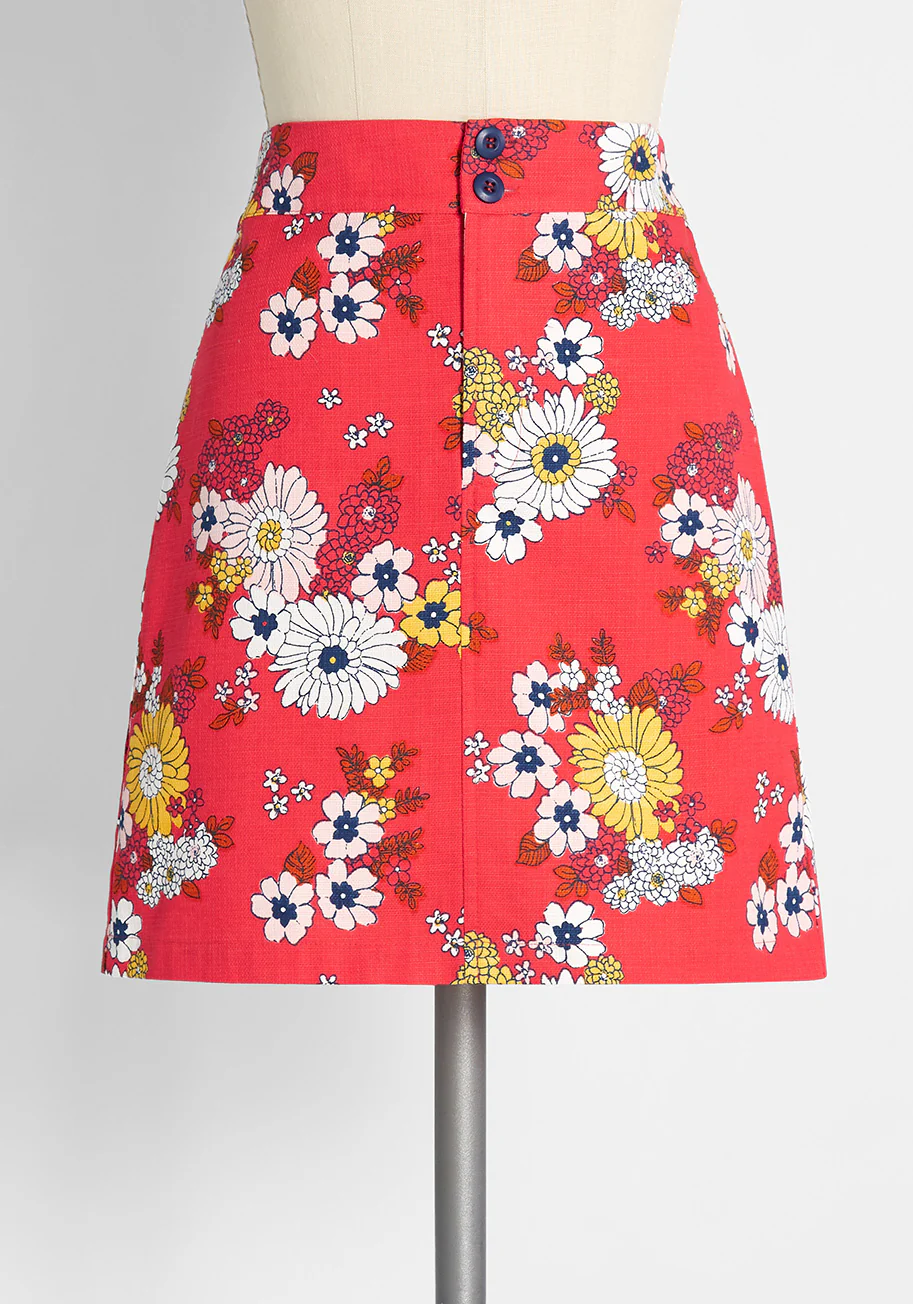 Sweet Daisy Jane Mini Skirt - Olabens