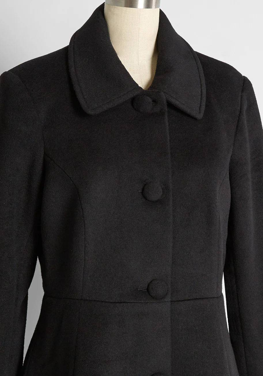 Femme 'Fatale' Hour Coat - Olabens