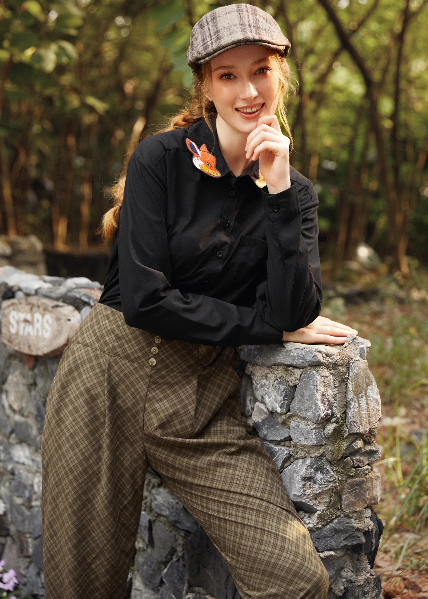 Once Upon a Twirl Pleated Trouser - Olabens