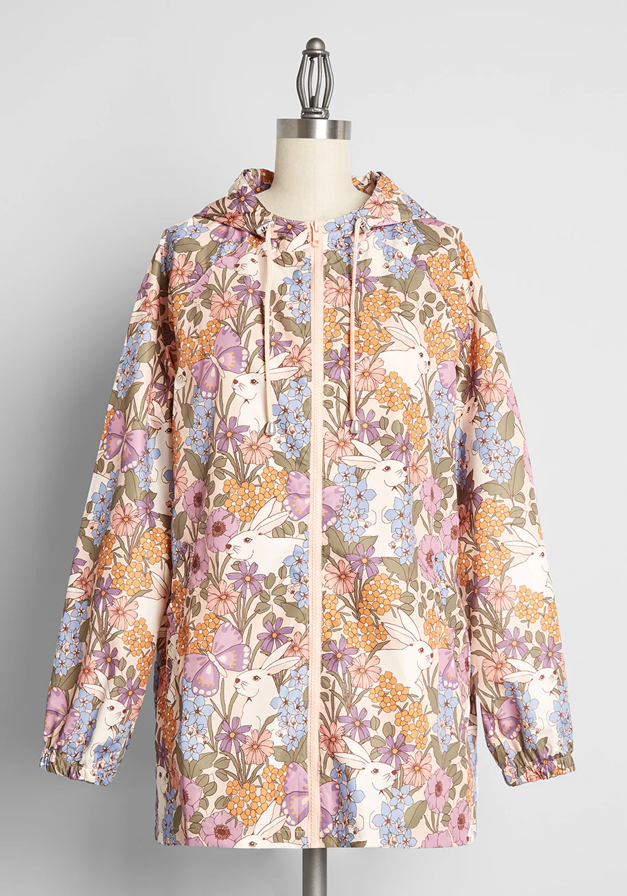 Your Bunny Is A Wonderland Rain Jacket - Olabens