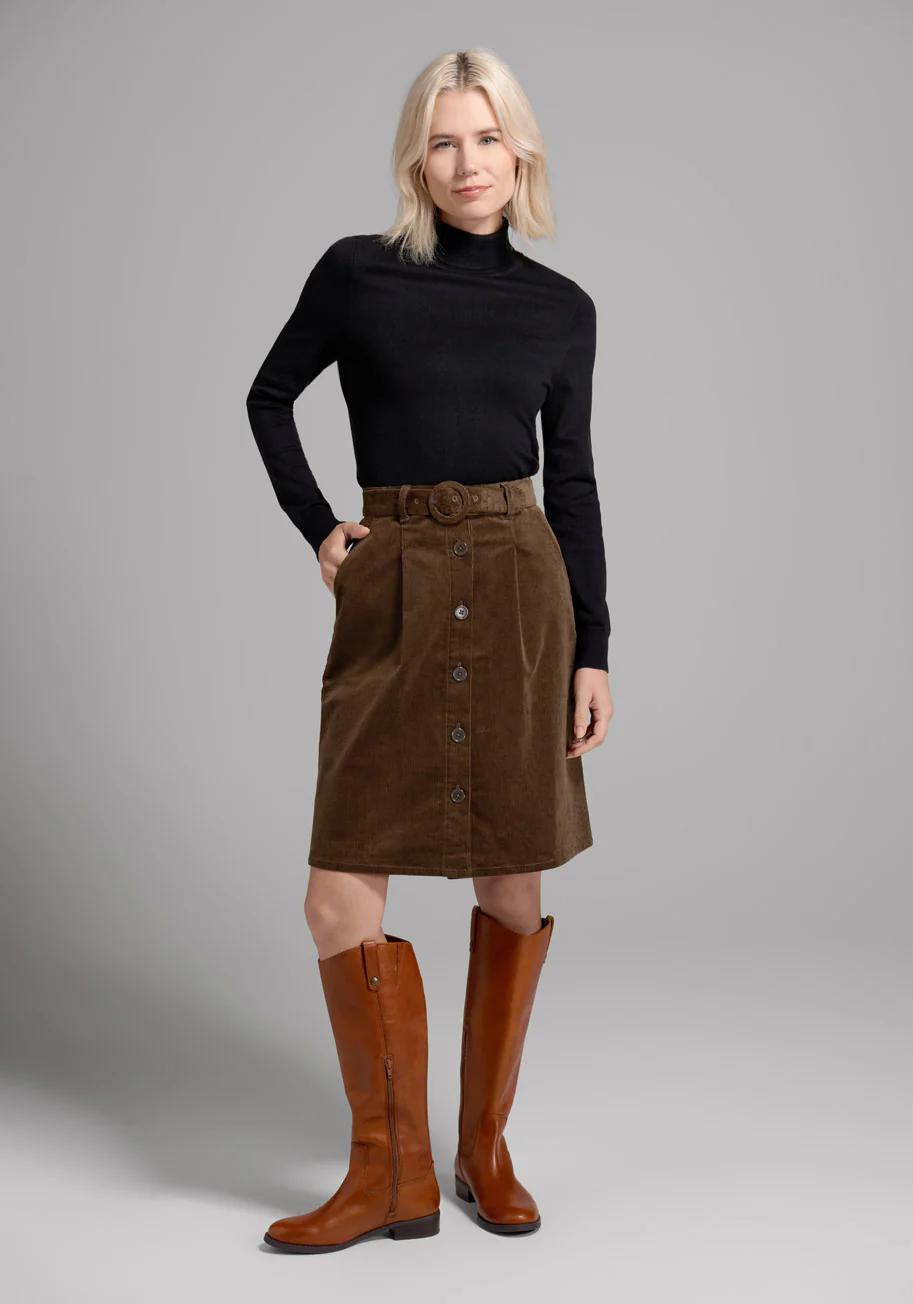 Girl Detective A-Line Skirt - Olabens