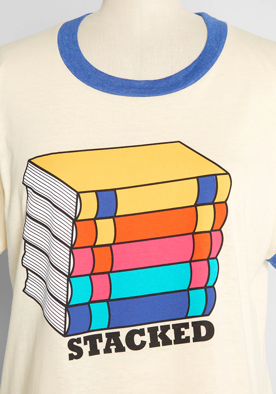 Isnyt x Camp Collection Stacked With Smarts Ringer Tee - Olabens