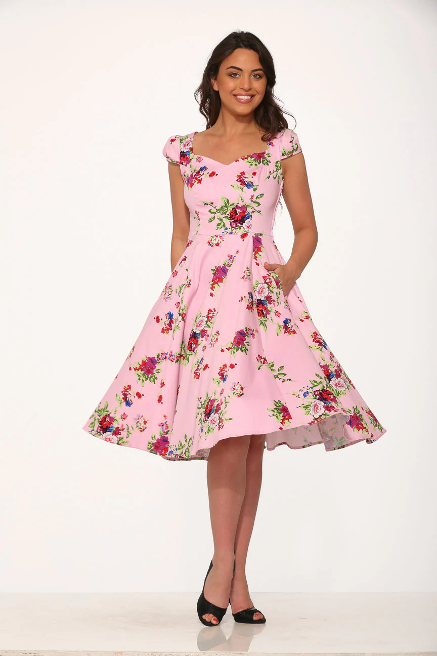 Pink Royall Ballet Swing Dress - Olabens