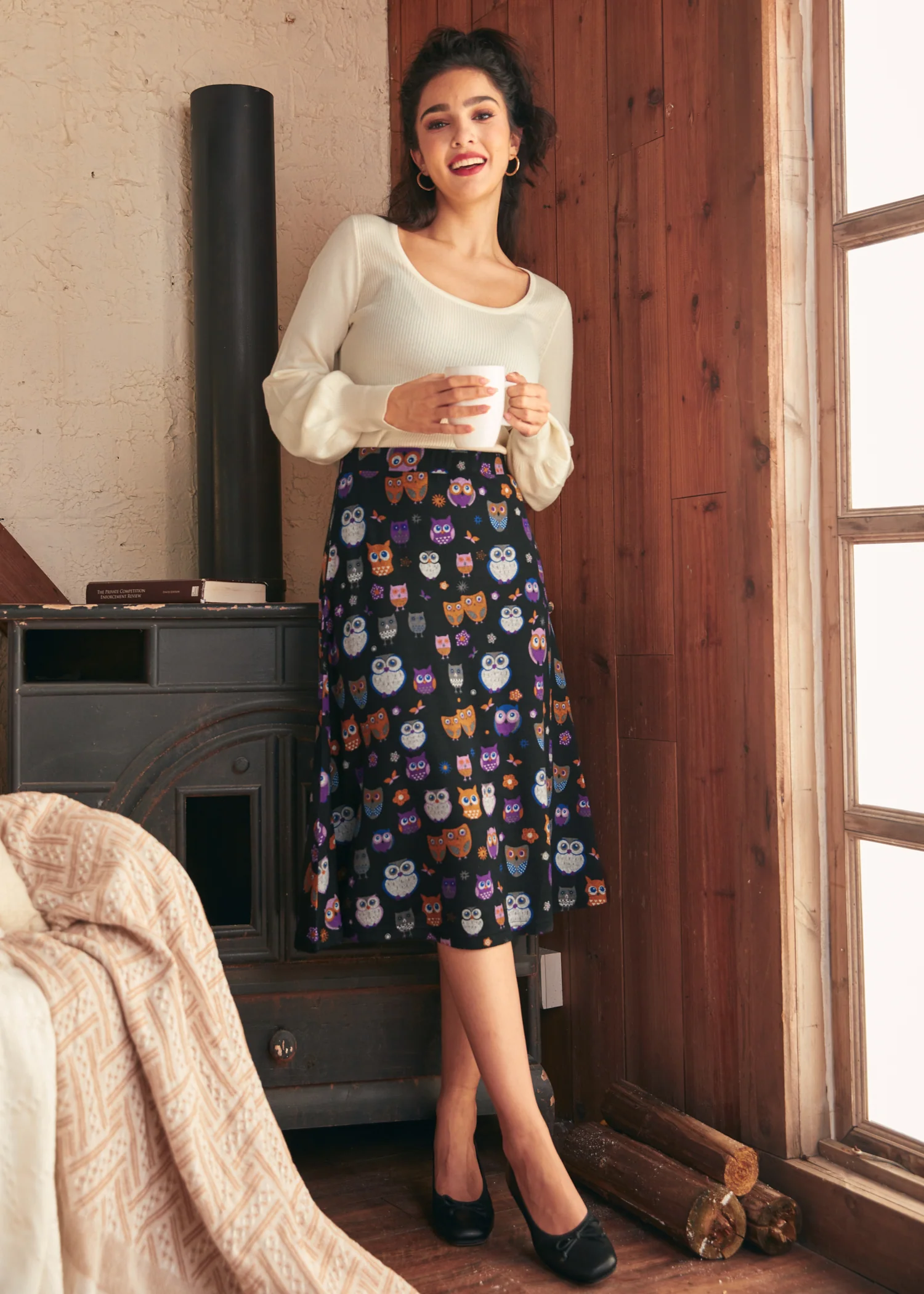 Excellence Attained Knit Midi Skirt - Olabens