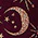 Crescents and Crimson Velvet Peplum Top - Olabens