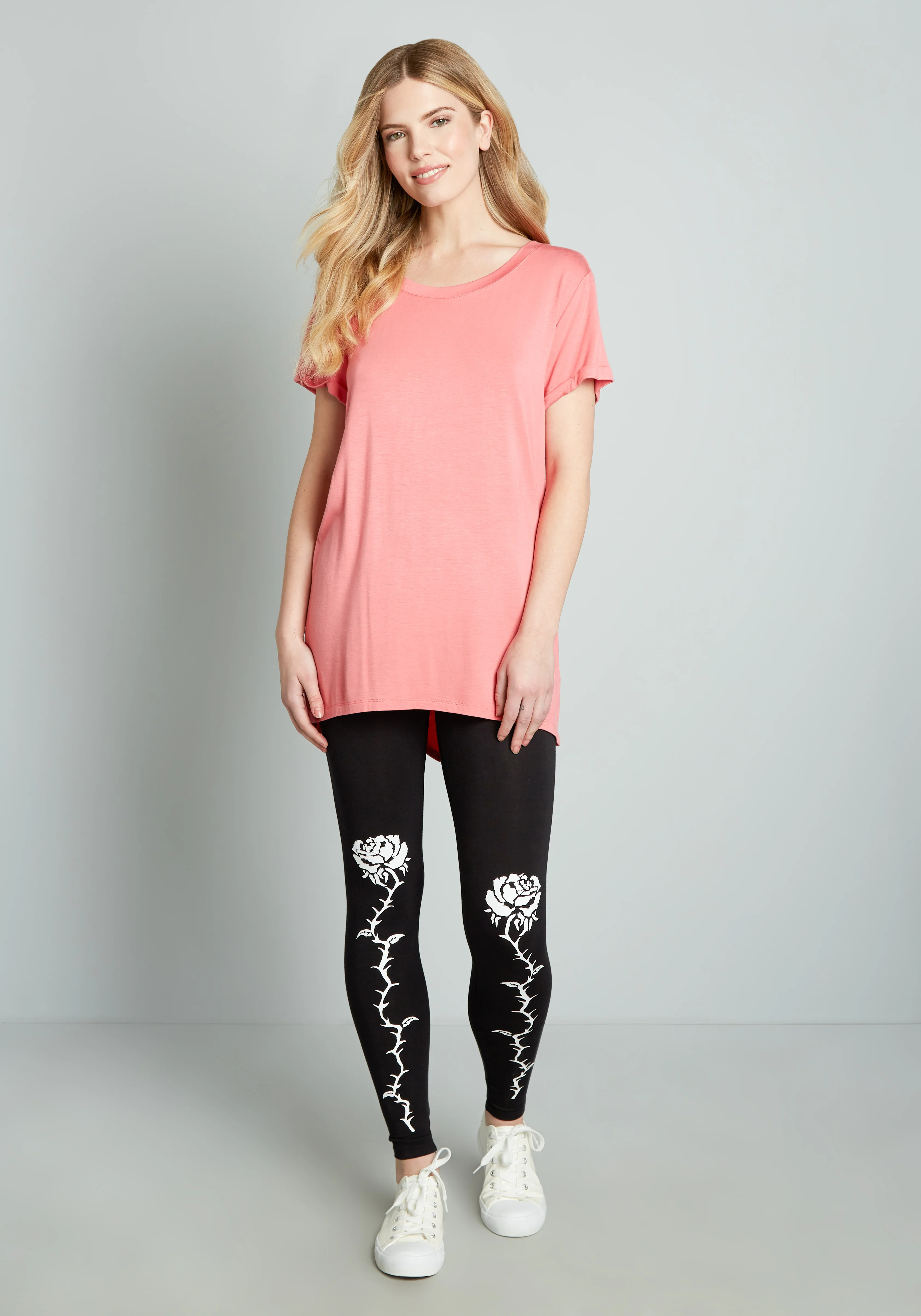 Rose Toward The Sky Leggings - Olabens