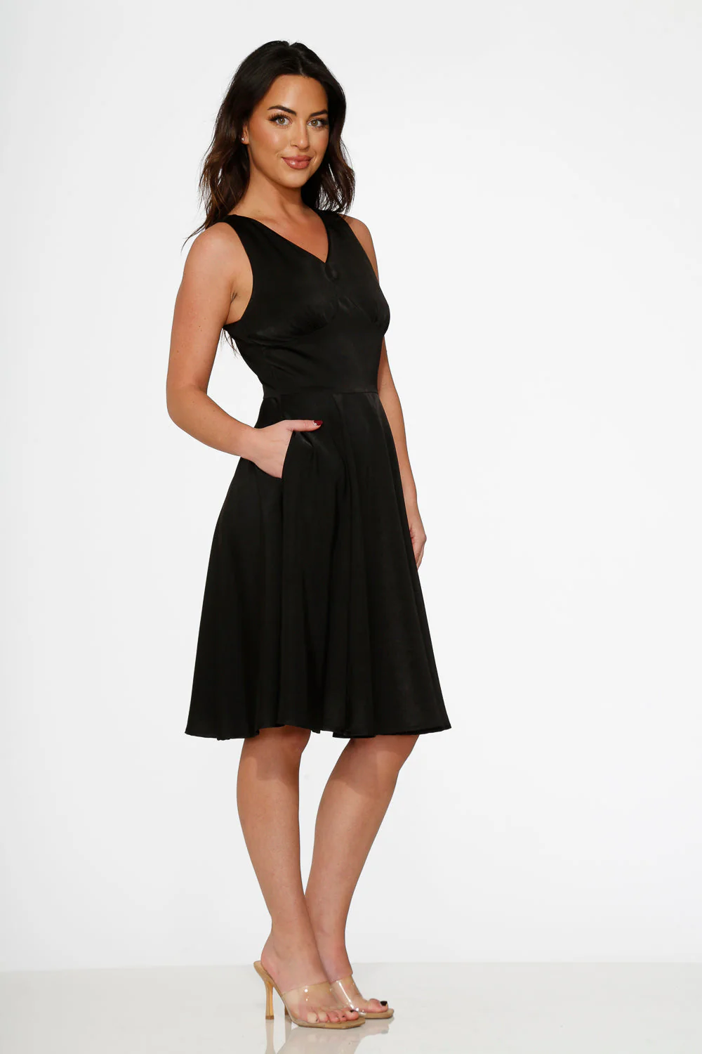 Black Swing Dress - Olabens