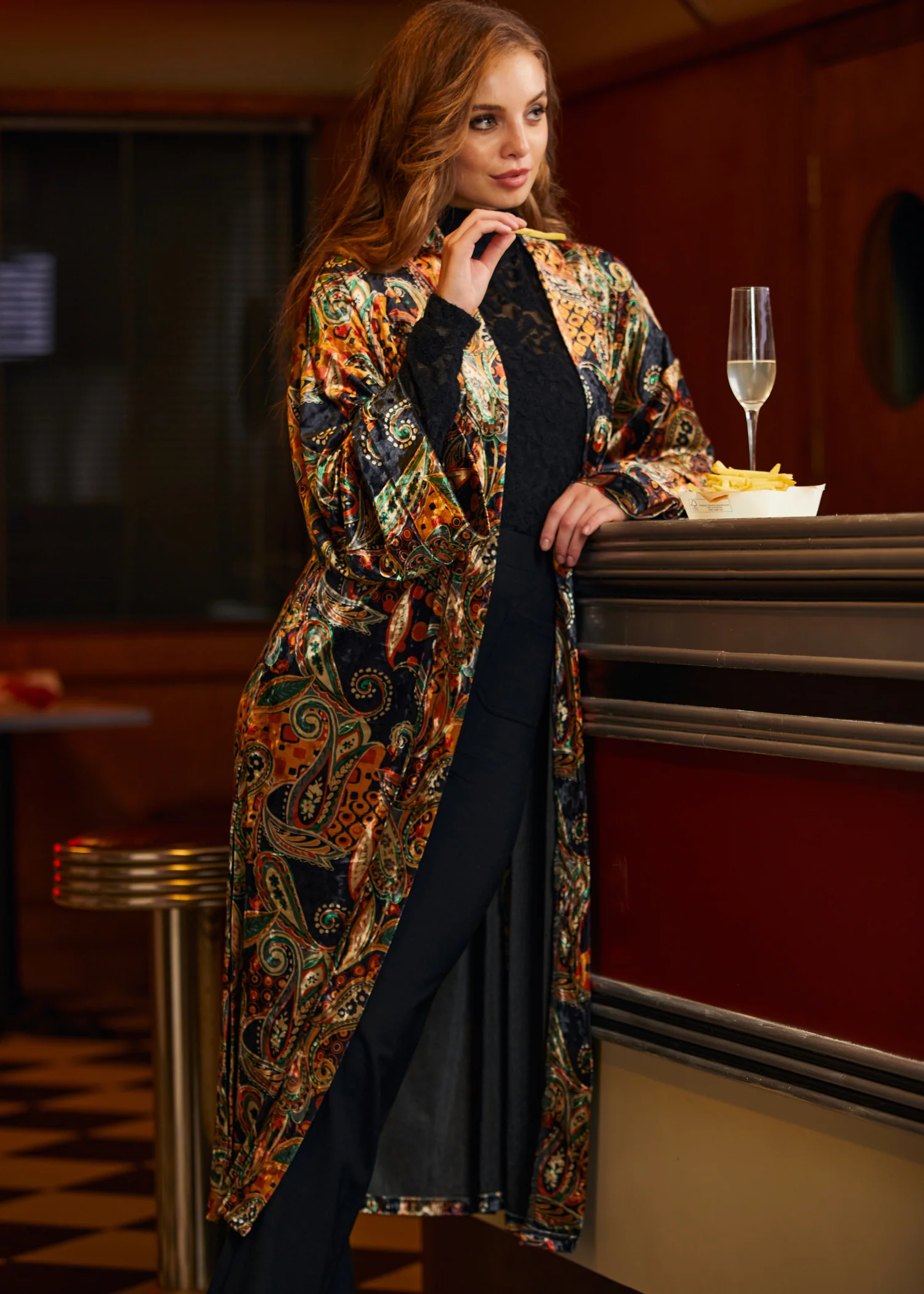 Old School Opulence Kimono - Olabens