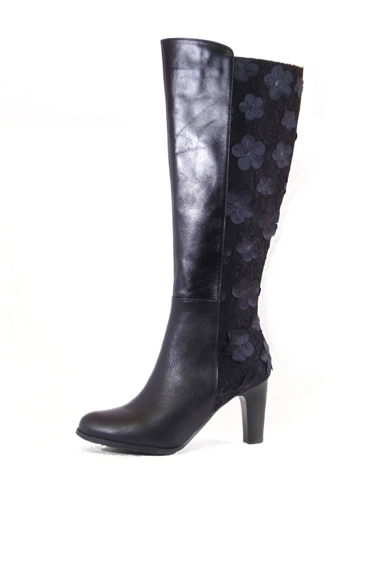 Geller Floral Lace Boots - Olabens