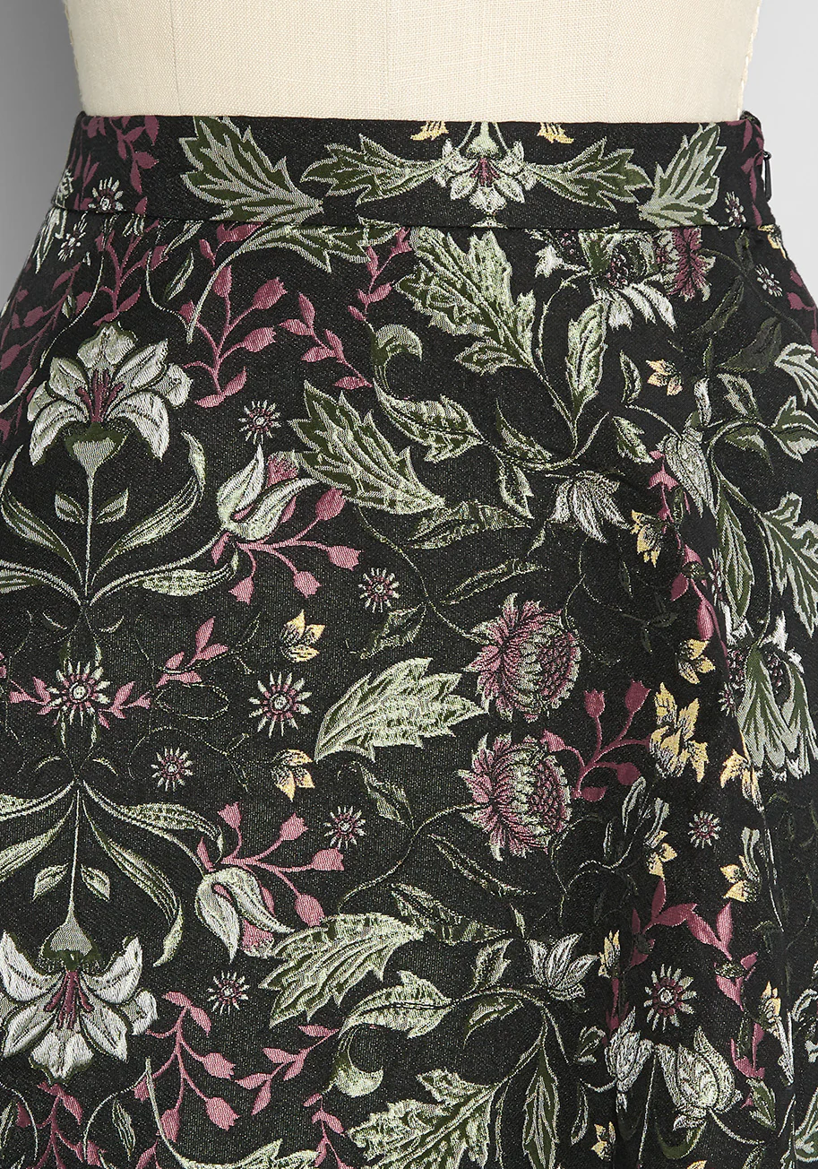 Nouveau In Nature A-Line Skirt - Olabens