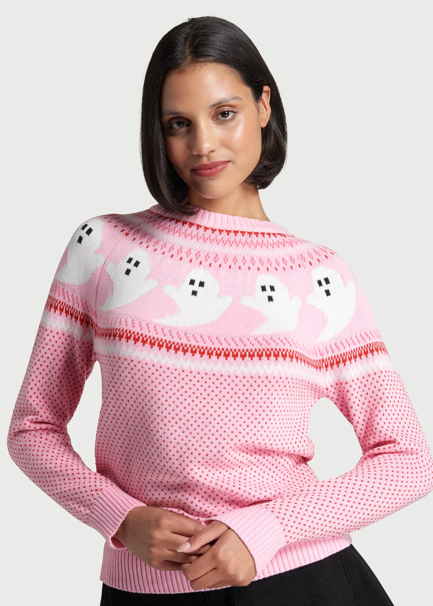 You've Been Ghosted Fair Isle Sweater - Olabens