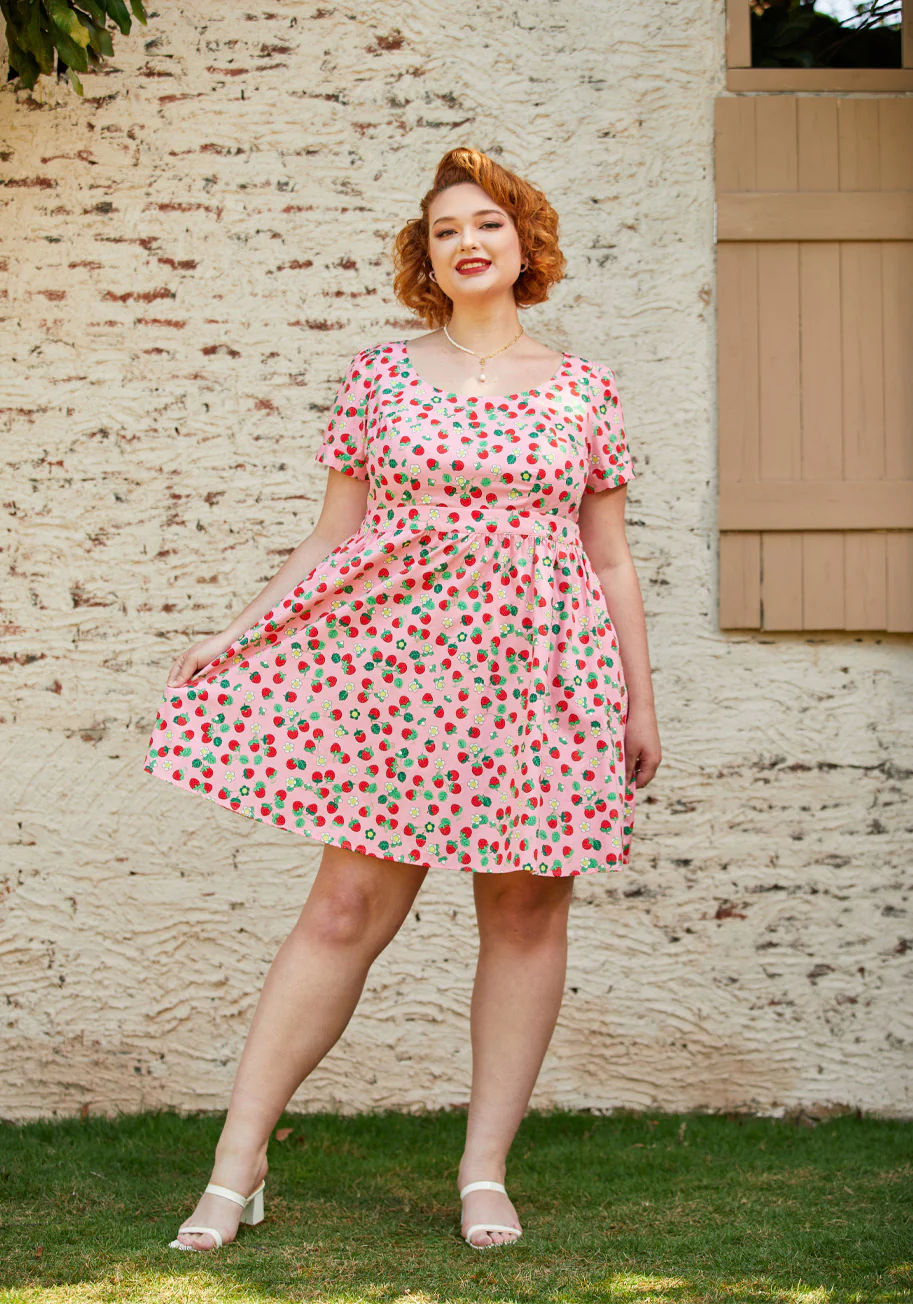 What's The Scoop? A-Line Dress - Olabens