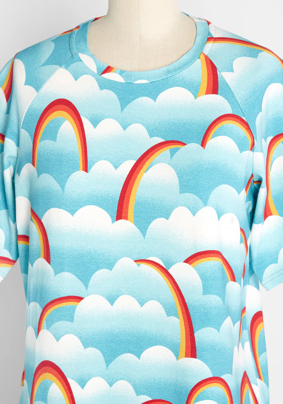 On Cloud Mine! T-Shirt Dress - Olabens