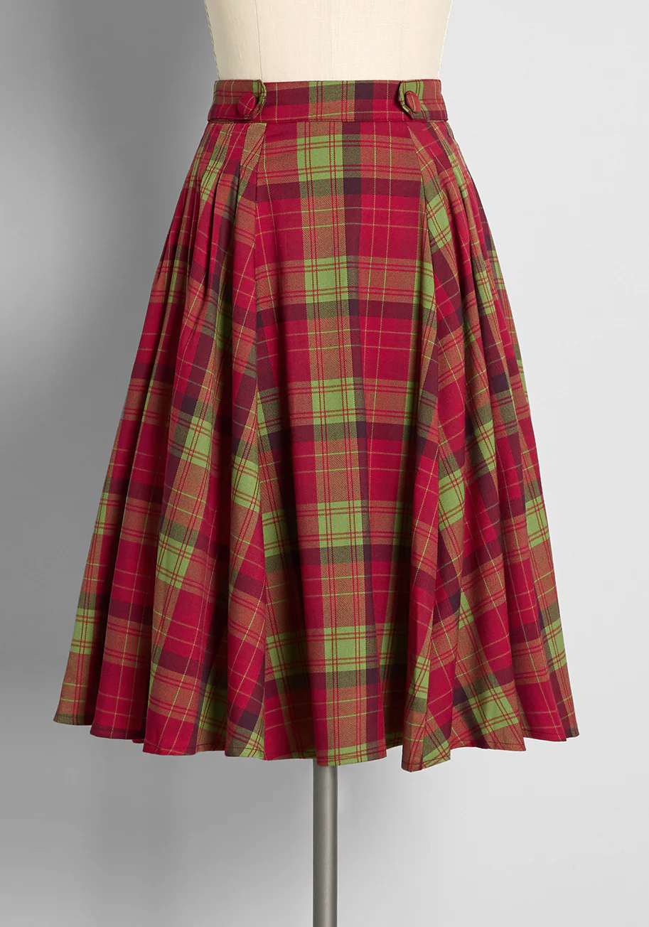 Abundance Of Cheer Swing Skirt - Olabens