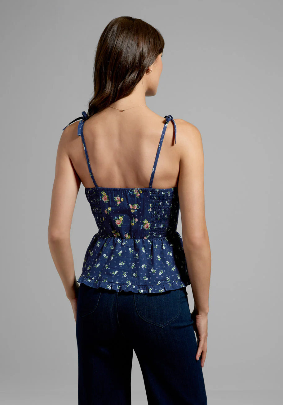 GUNNE SAX for Isnyt Super Bloom Peplum Top - Olabens