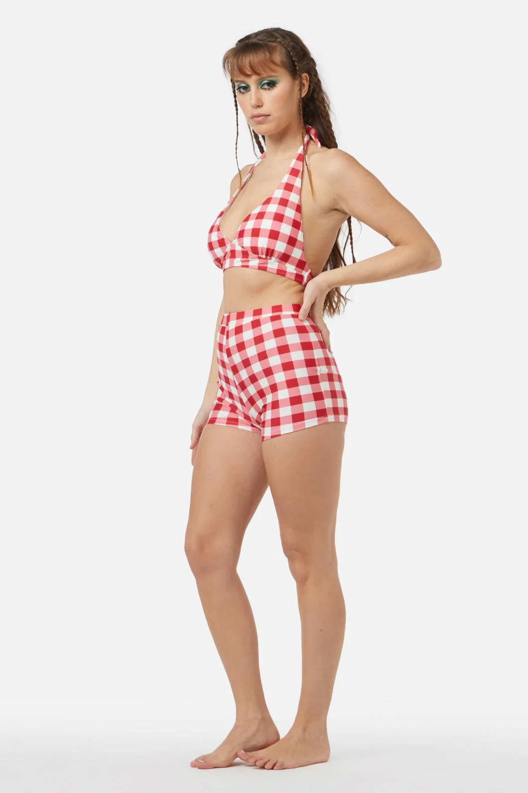 Jam Gingham Bikini Top - Olabens