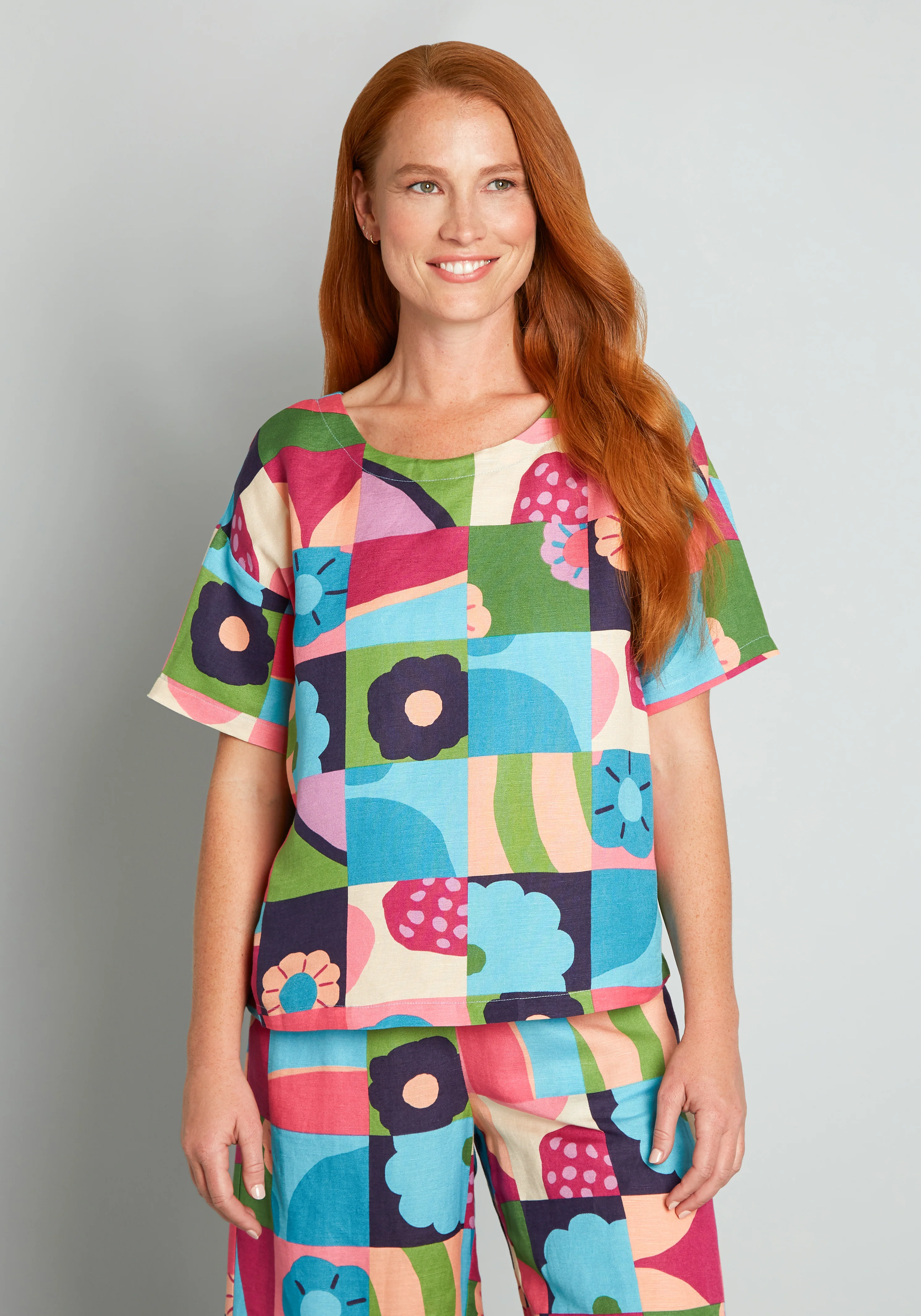 Patchwork Playground Top - Olabens