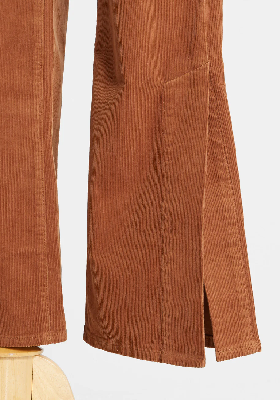 Can You Dig It Corduroy Flare Pants - Olabens