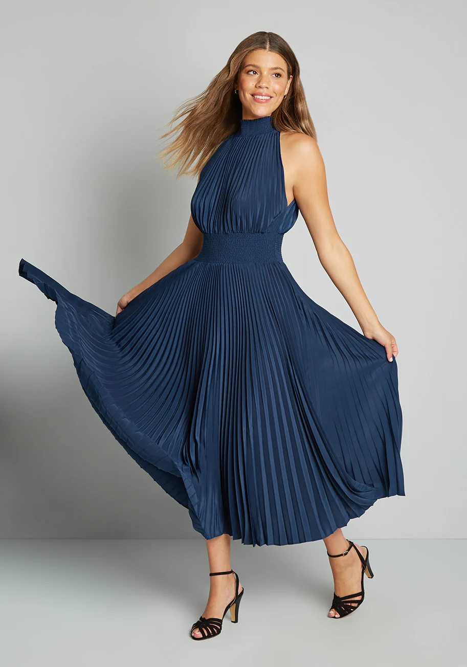 Halter My Perceptions Maxi Dress - Olabens