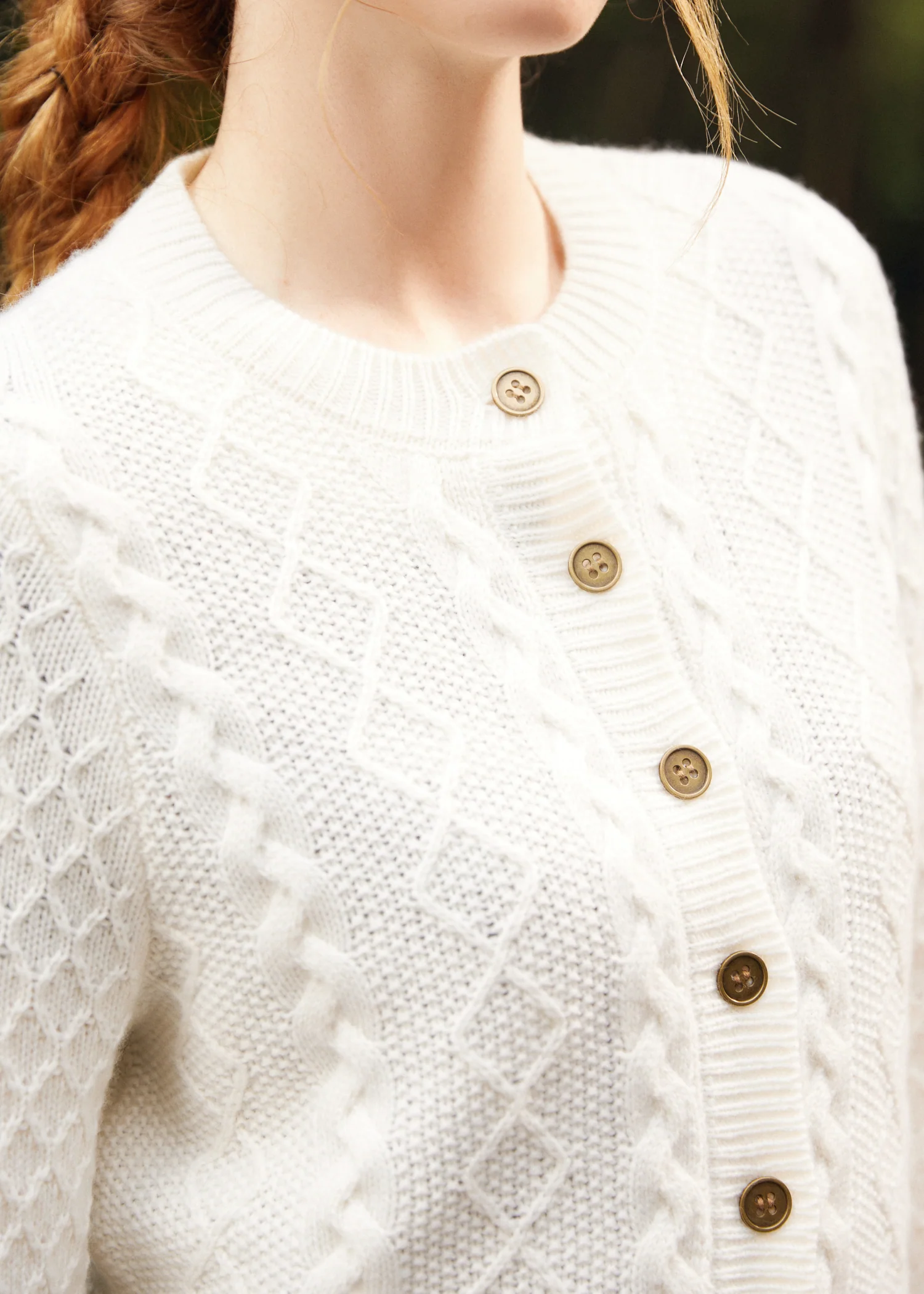 Twist & Shout Cable Cardigan - Olabens