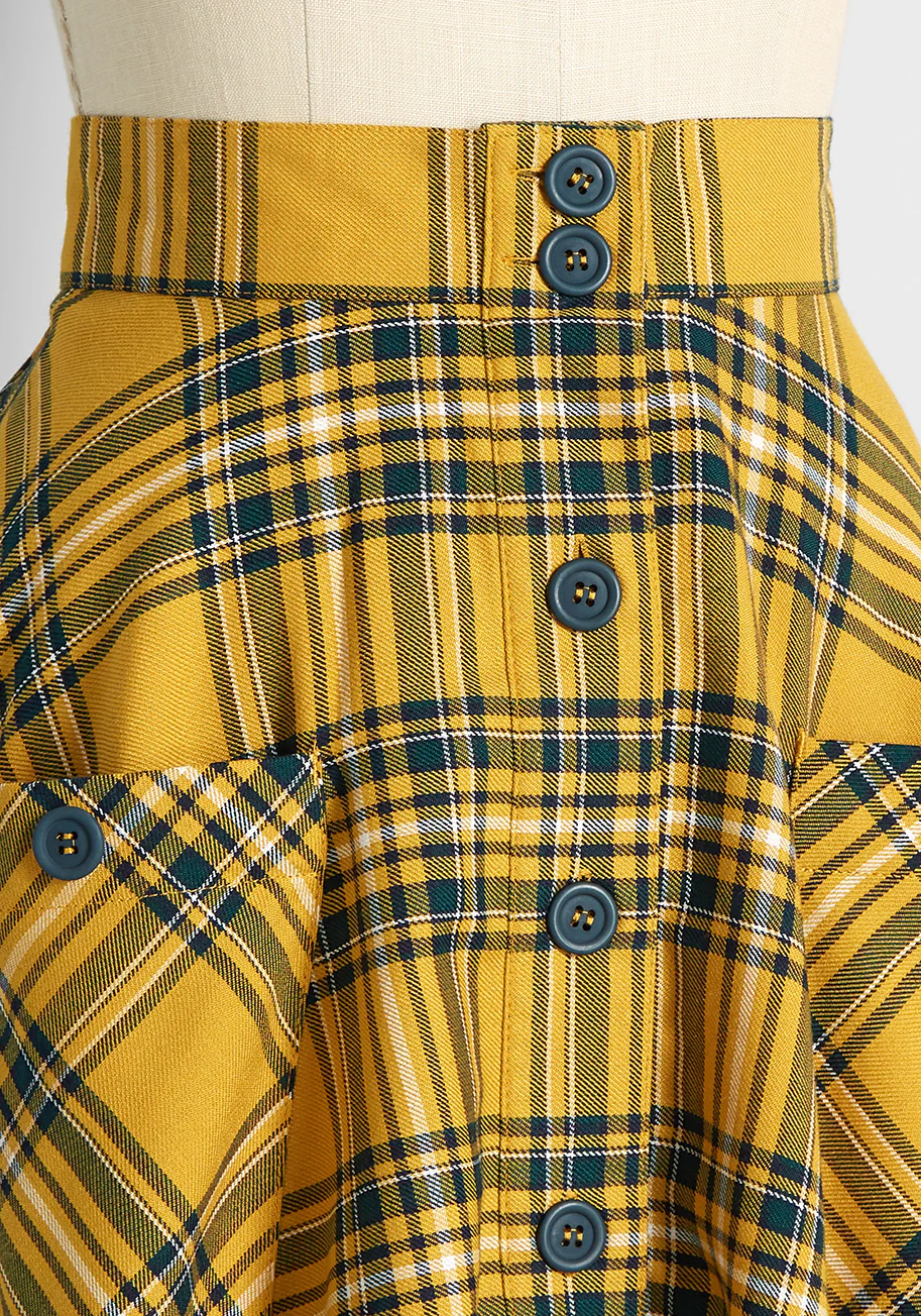 Befitting Brilliance Midi Skirt - Olabens