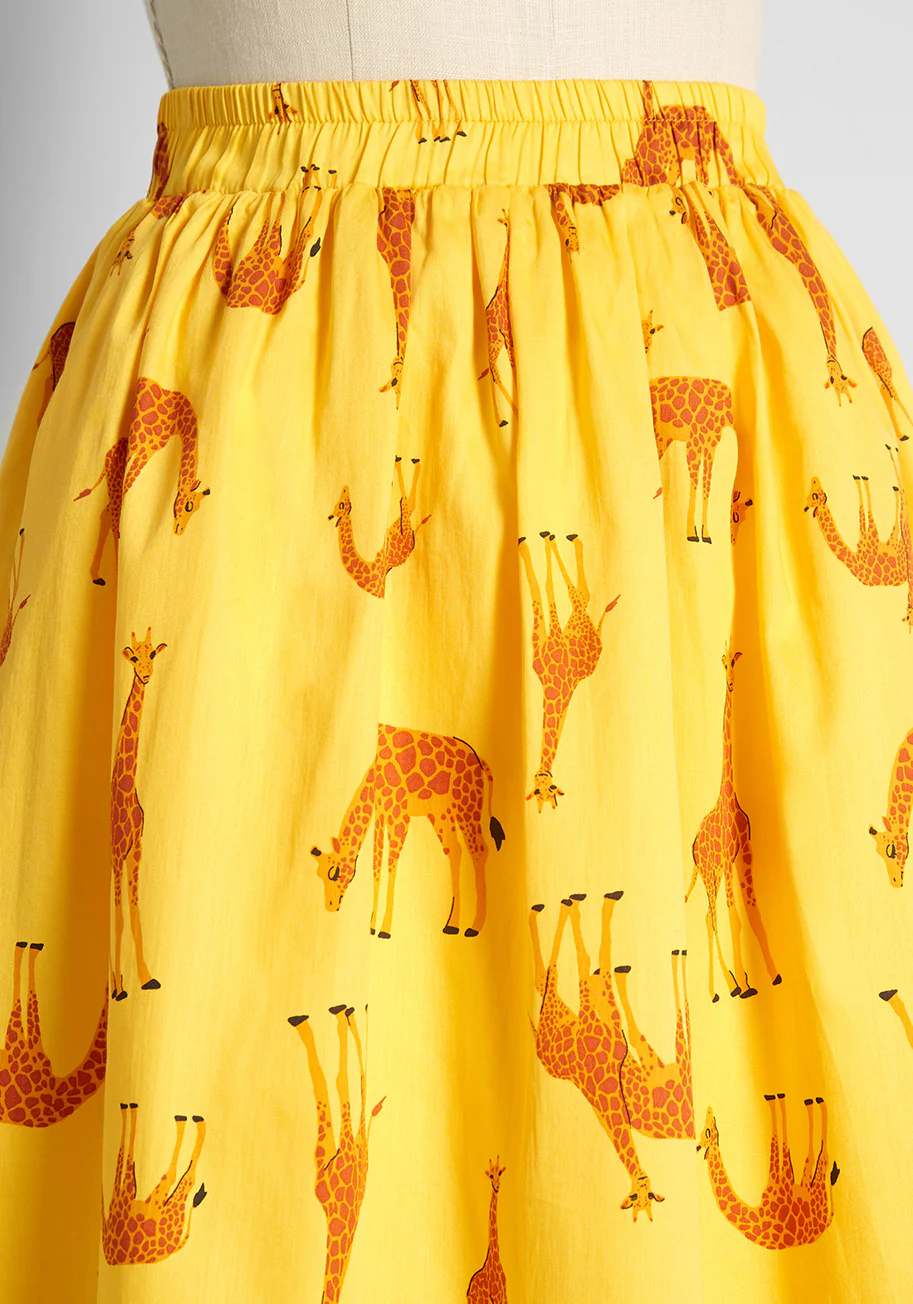 On My Wavelength Skater Skirt - Olabens
