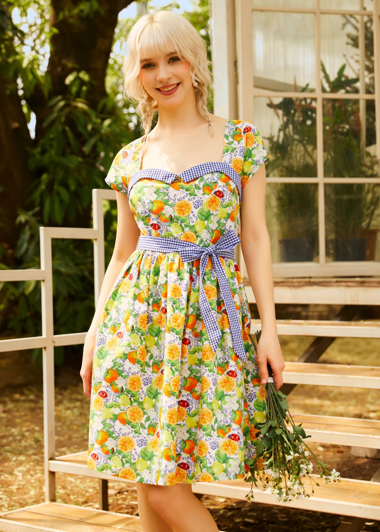 Citrus Serenade Dress - Olabens
