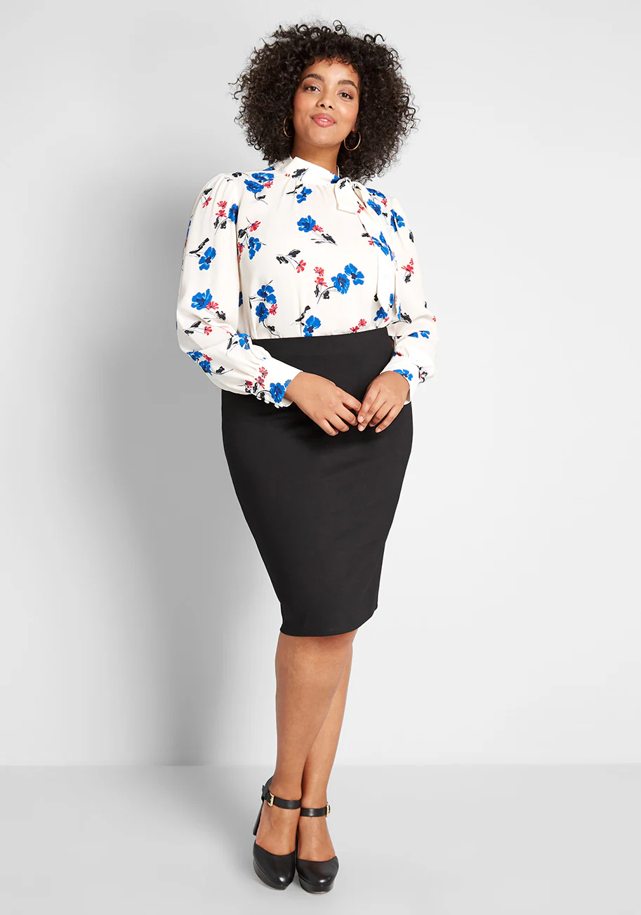 Uptown to Downtown Pencil Skirt - Olabens