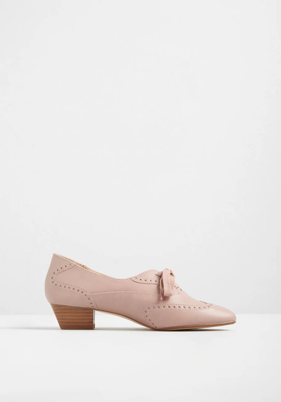 Dapper Direction Oxford Heel - Olabens