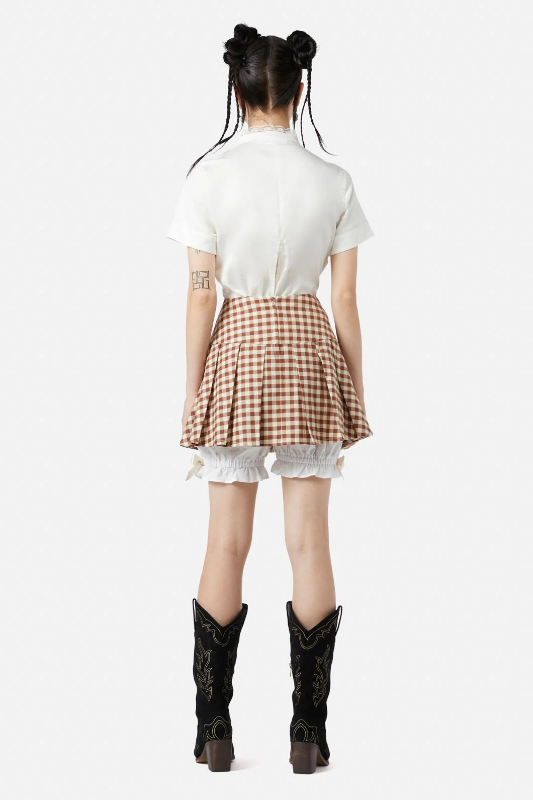Saloon Gingham Skort - Olabens