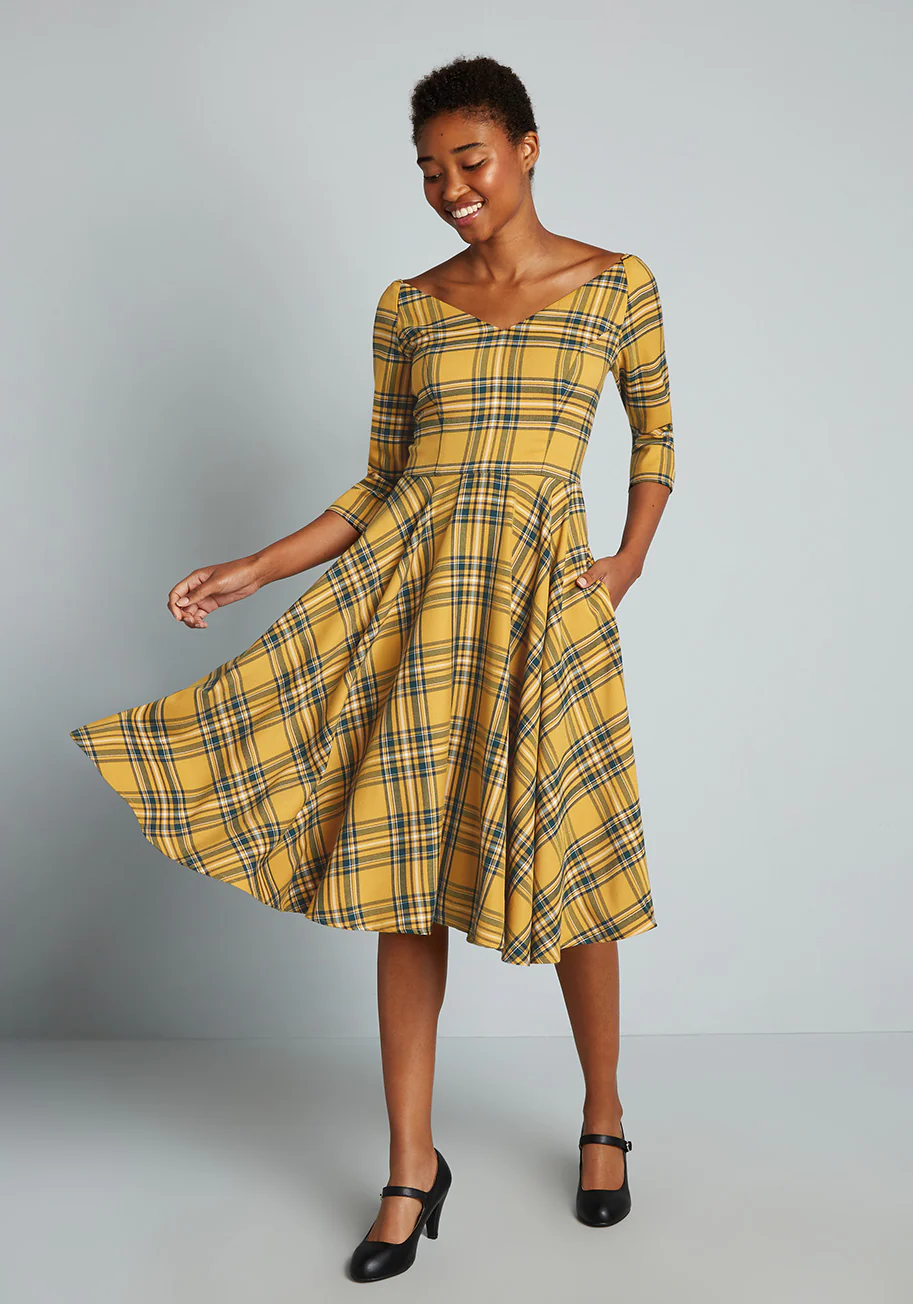 Jukebox Jive Time Swing Dress - Olabens