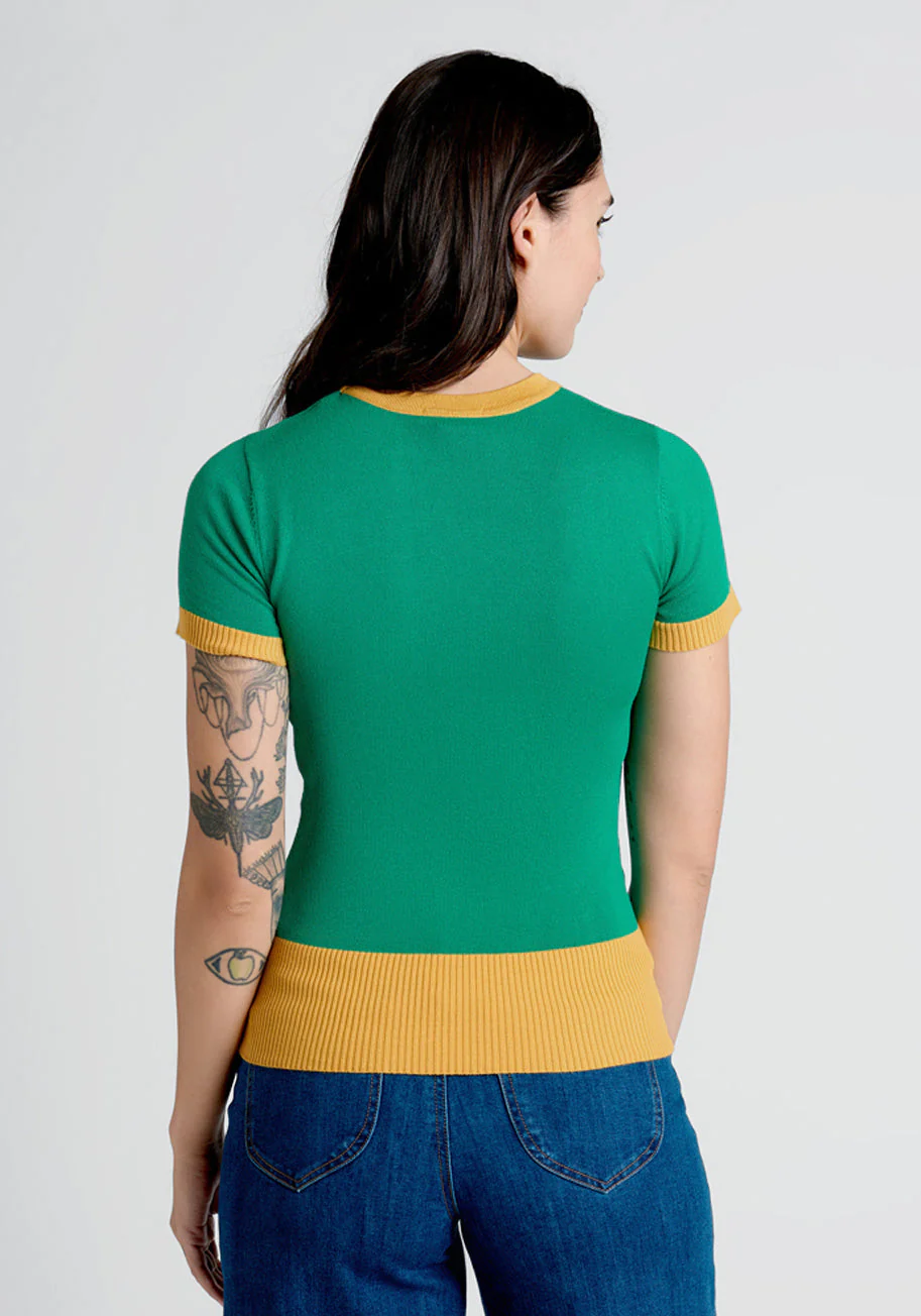 A Mellow Hello Knit Top - Olabens