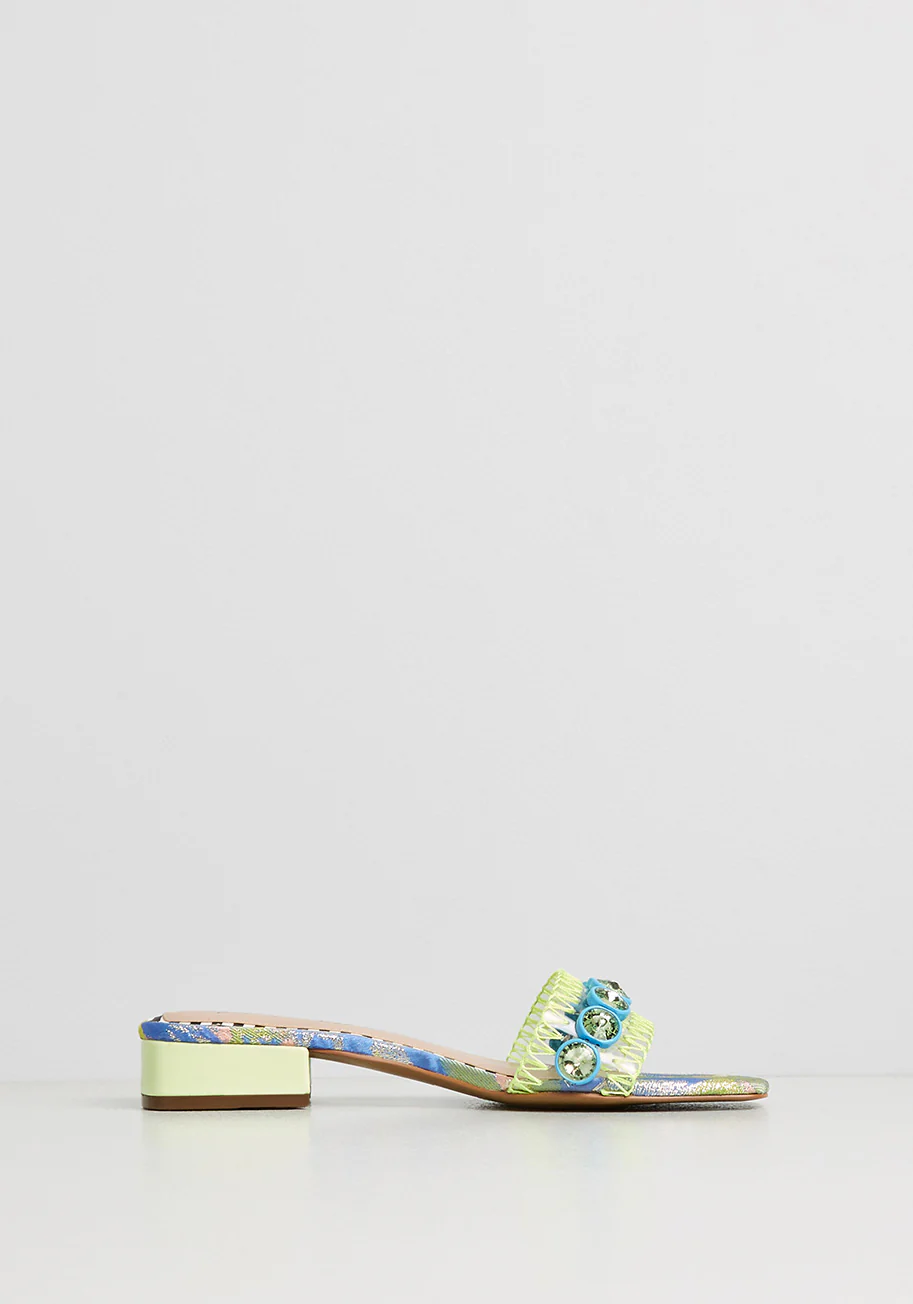 Summer Solstice Hostess Slide Sandal - Olabens