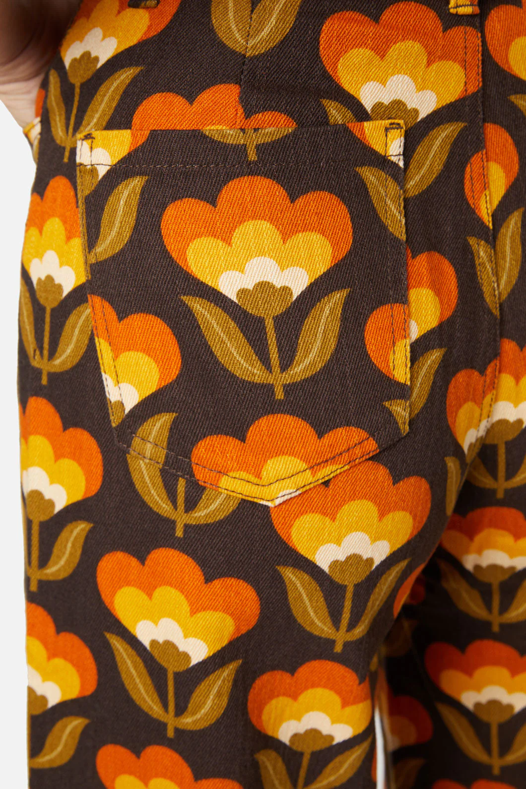 70s Wallpaper Jean - Olabens