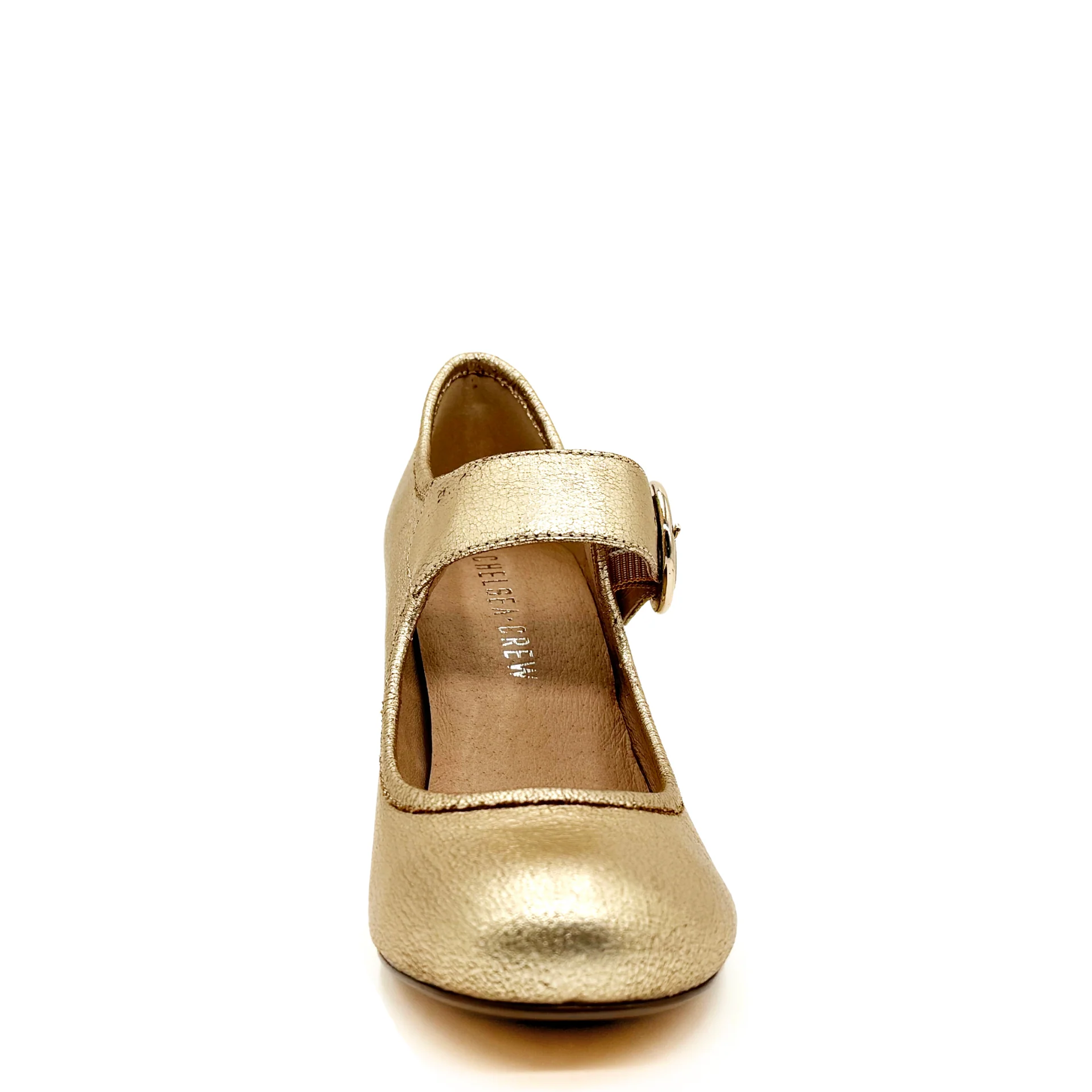 Madeline Metallic Mary Jane Heels - Olabens